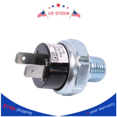 #ad #ad 90 120PSI Air Pressure Switch Tank Mount Thread 1 4quot; NPT 12V 24V For Train Hor $9.97