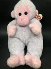 TY Monkeybaby Plush Monkey Baby Rattle Stuffed Animal Vintage Lovey Toy