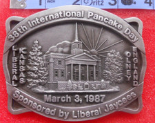 1987 International Pancake Day Liberal Kansas International Pancake Day