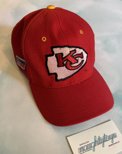 Vtg 90's NFL Kansas City Chiefs Pro Line STARTER Red Fitted Hat 