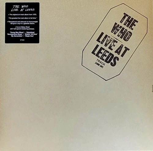 THE WHO LIVE AT LEEDS - 180-GRAM VINYL LP " NEW, SEALED " HALF-SPEED MASTERING