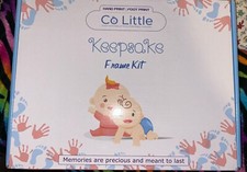 Co Little Hand Print Foot Print Keepsake Frame Kit