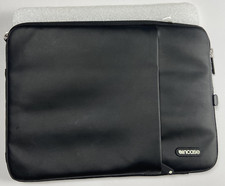 Incase 13  Black Neoprene Laptop Sleeve   Soft Fleece Lining   Zipper Closure