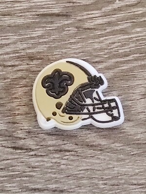 NFL New Orleans Saints Football Helmet For Crocs Shoe Charms