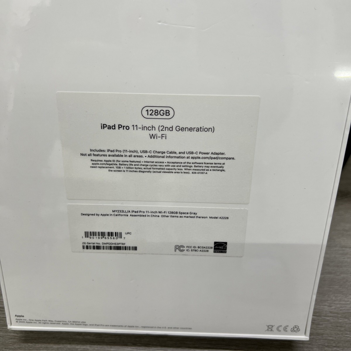 Apple iPad Pro 11-inch (2nd generation) A2228 128 GB, Wi-Fi