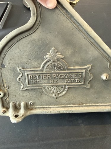 Vintage Better Packages Counterboy Gummed Tape Dispenser Cast Iron USA