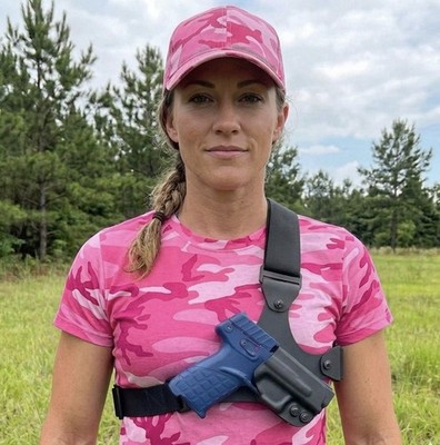 Kydex Chest Holster Rig Light Weight Woman or Men Fit