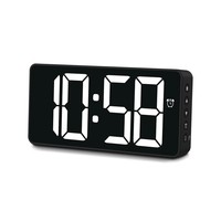 Hama Digital Alarm Clock ''Bali'' with Temperature Display Night Mode Black 00185896