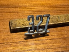 Vintage Original Chevy 327 Badge Muscle Car Emblem Automobile Car Parts OEM