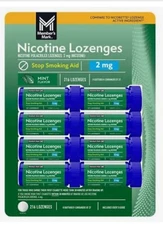 Member's Mark 2 mg Nicotine Polacrilex Lozenges Stop Smoking Aid 216 Count