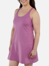 Elle Sport Women's Active Tank Dress Pink Women's Size Small Workout Tennis