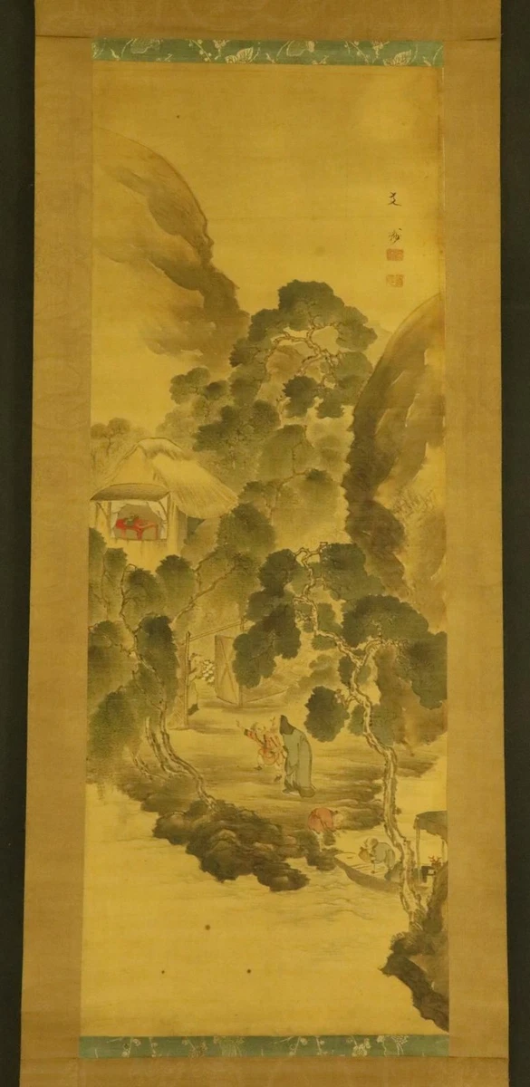古董日本画作、画卷| eBay