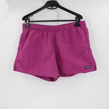 Patagonia Shorts Womens Large purple Barely Baggies Nylon 2.5" Outdoor Beach