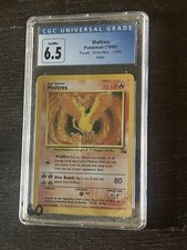Wizards of the Coast Moltres 12/62 Fossil Unlimited Holo CGC 6.5 Pokémon TCG