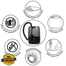 Repti Zoo 4L Reptile Humidifier Mister Fogger Terrarium Vivarium Large Tank