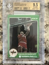 SP BGS 9.5 GEM MINT XRC ROOKIE 1985 STAR COMP. GATORADE DUNK CHARLES BARKLEY RC