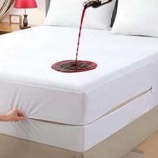 Zippered Mattress Encasement Waterproof Bed Bug Mattress Protector Cover Pad