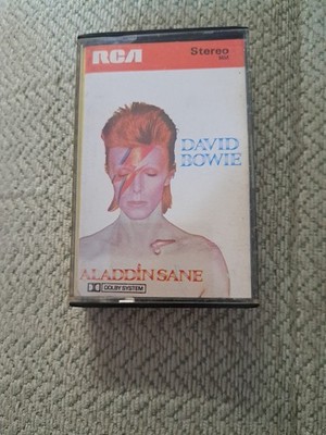 David Bowie Aladdin Sane Cassette Tape 1973 RCA .