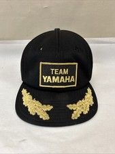 Vintage 1970S Team Yamaha Racing Hat Cap W Scrambled Egg Bill Innovative Prod US