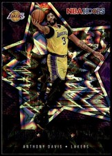 2020-21 Hoops #20 Anthony Davis Lights Camera Action Purple Explosion E1
