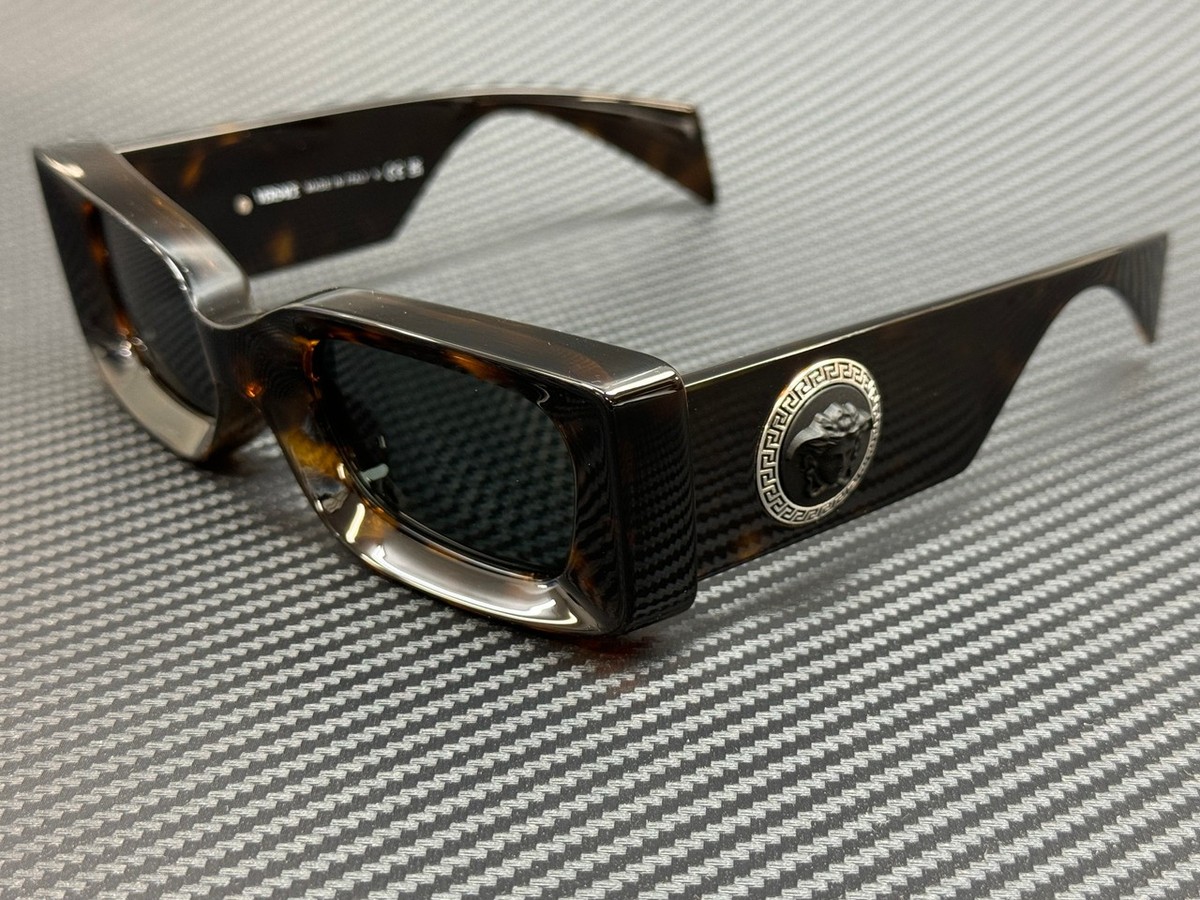 Versace VE 4496U 108/87 Havana Plastic Square Sunglasses Grey Lens Versace 4496U GB1/87 Sunglasses - US main image 2