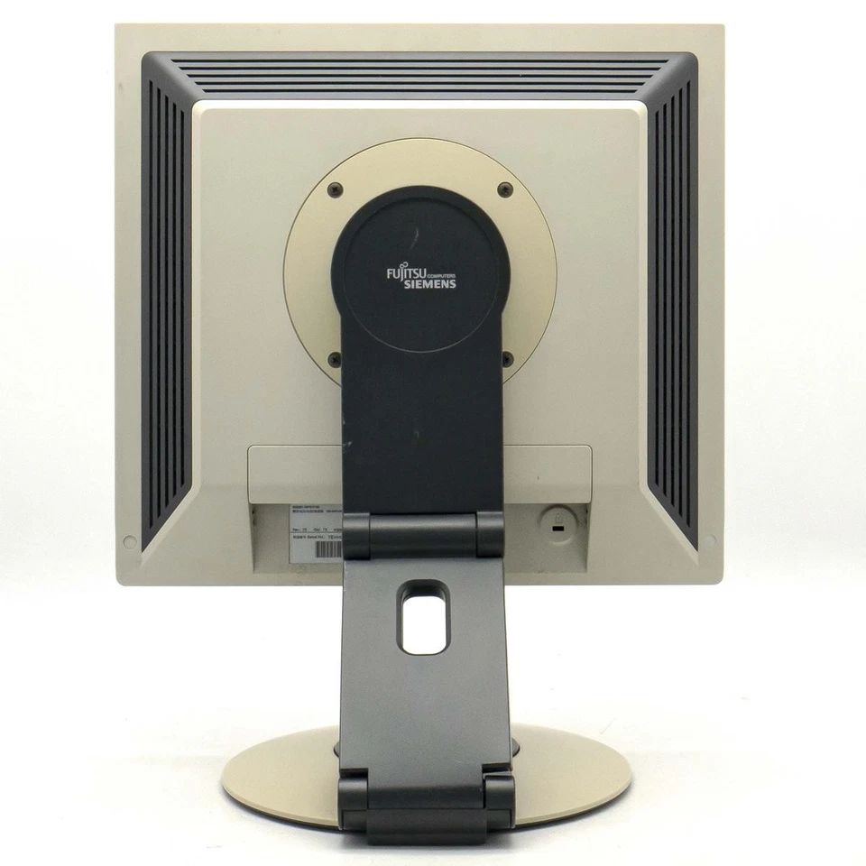 Fujitsu P17-2 Monitor 17" Quadrat DVI VGA Audio Bildschirm Computer Fest DVR LCD - Bild 4 von 4