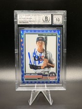 Grady Emerson Signed 2023 USA Baseball Stars & Stripes Blue /75 BAS 10 Auto