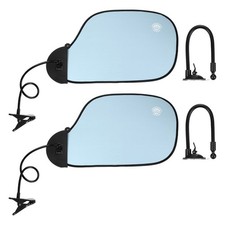 2Pcs 22.8" Desk Shade, Adjustable Cubicle Shade with Suction Cup  Clip, Blue