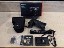PRISTINE Sony Alpha A6400 24.2MP Digital Camera  18-135mm Lens  EXTRAS