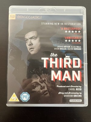 The Third Man Blu-ray UK Studio Canal - LIke new REGION B please read
