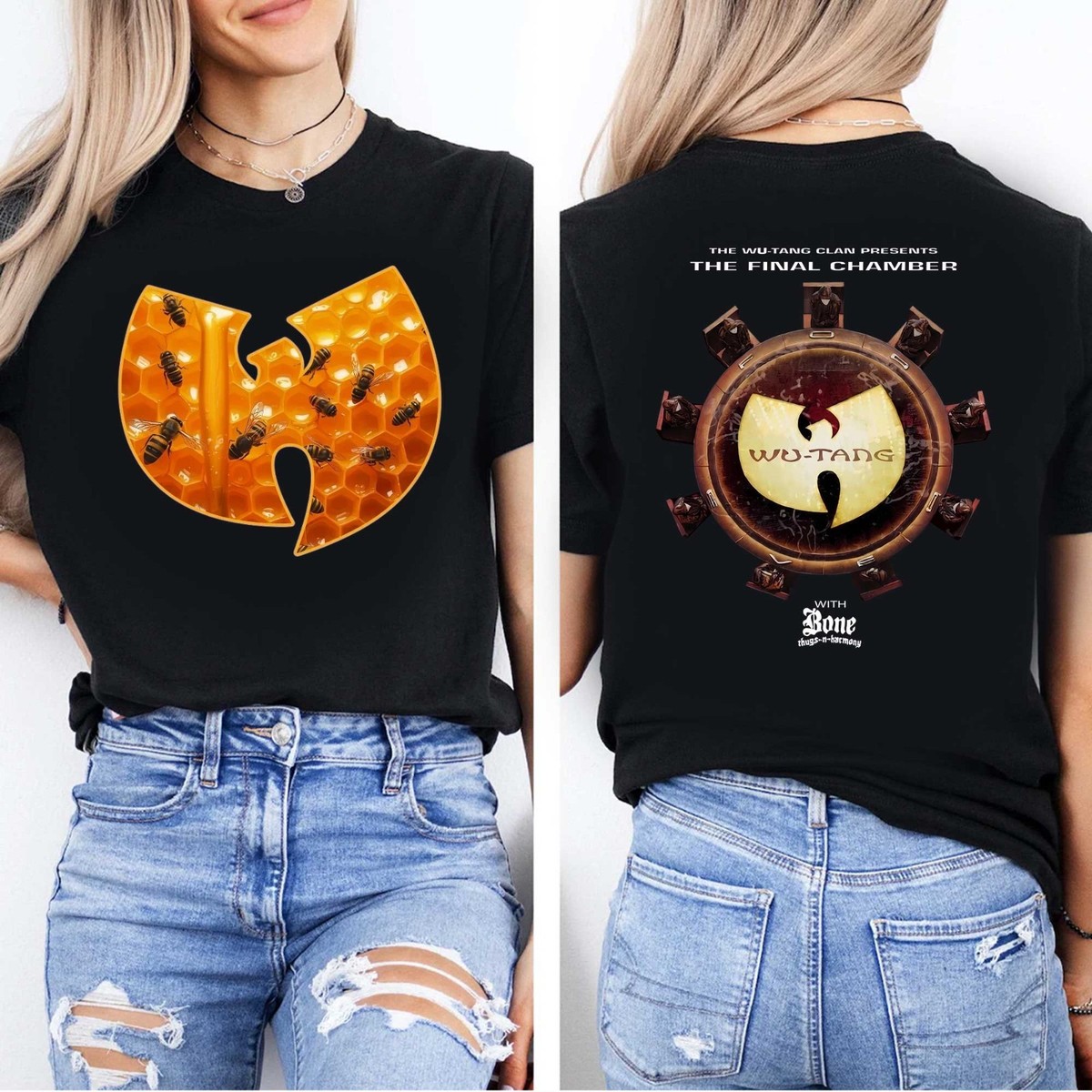 Wu-Tang Clan Honeycombs Killer Bees T Shirt Final Chamber