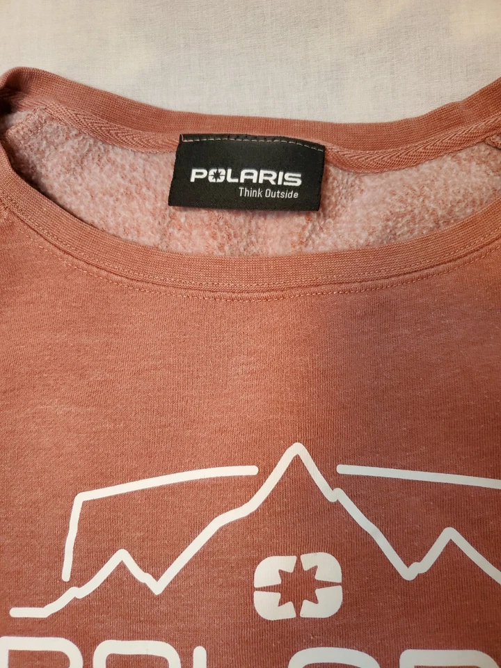 Sudadera Polaris Think Outside Gráfica Para Mujer Cuello Redondo Rosa XL Foto 2 de 4