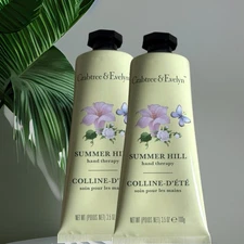 Lot of 2 Crabtree & Evelyn Summer Hill Hand Therapy 100g 3.5 oz  New Unboxed