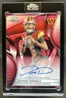 2025 Topps Chrome Black Jayden Daniels Auto Red Refractor #/5 Commanders