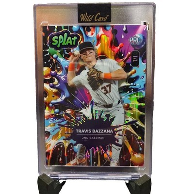 TRAVIS BAZZANA (PRC- numbered 1/1) - 2024 Wild Card Splat