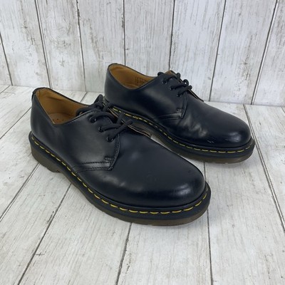 Dr. Martens 1461 Unisex Black Leather Oxfords Size US M 7 W 8