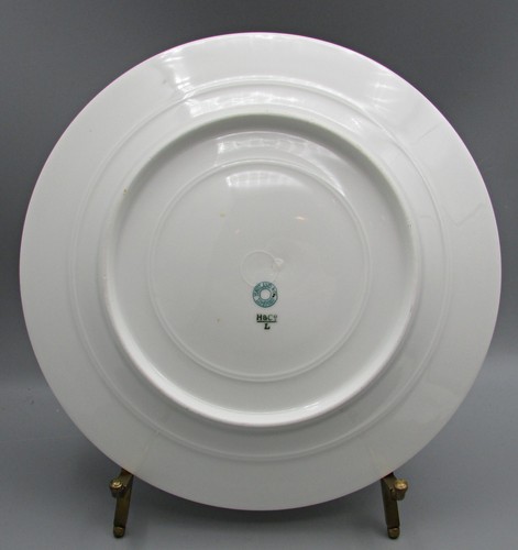 6 Haviland Meadow Visitors Dinner Plates - Pink Wild Roses - Schleiger 1155 - Picture 9 of 9