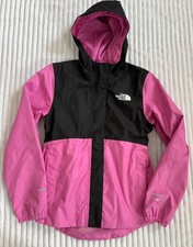 Girls The North Face TNF Pink Dryvent Spring Summer Fall Rain Jacket Large 12