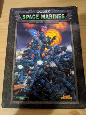 Warhammer 40K Codex Space Marines Games Workshop New Softcover 40,000