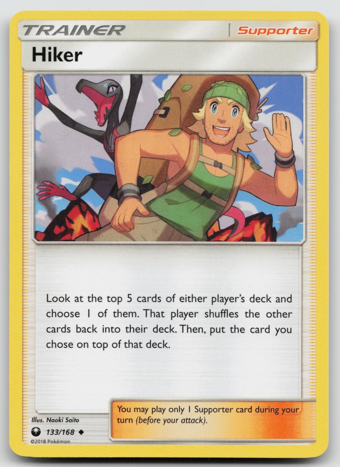 Hiker 133/168 Celestial Storm Pokemon LP