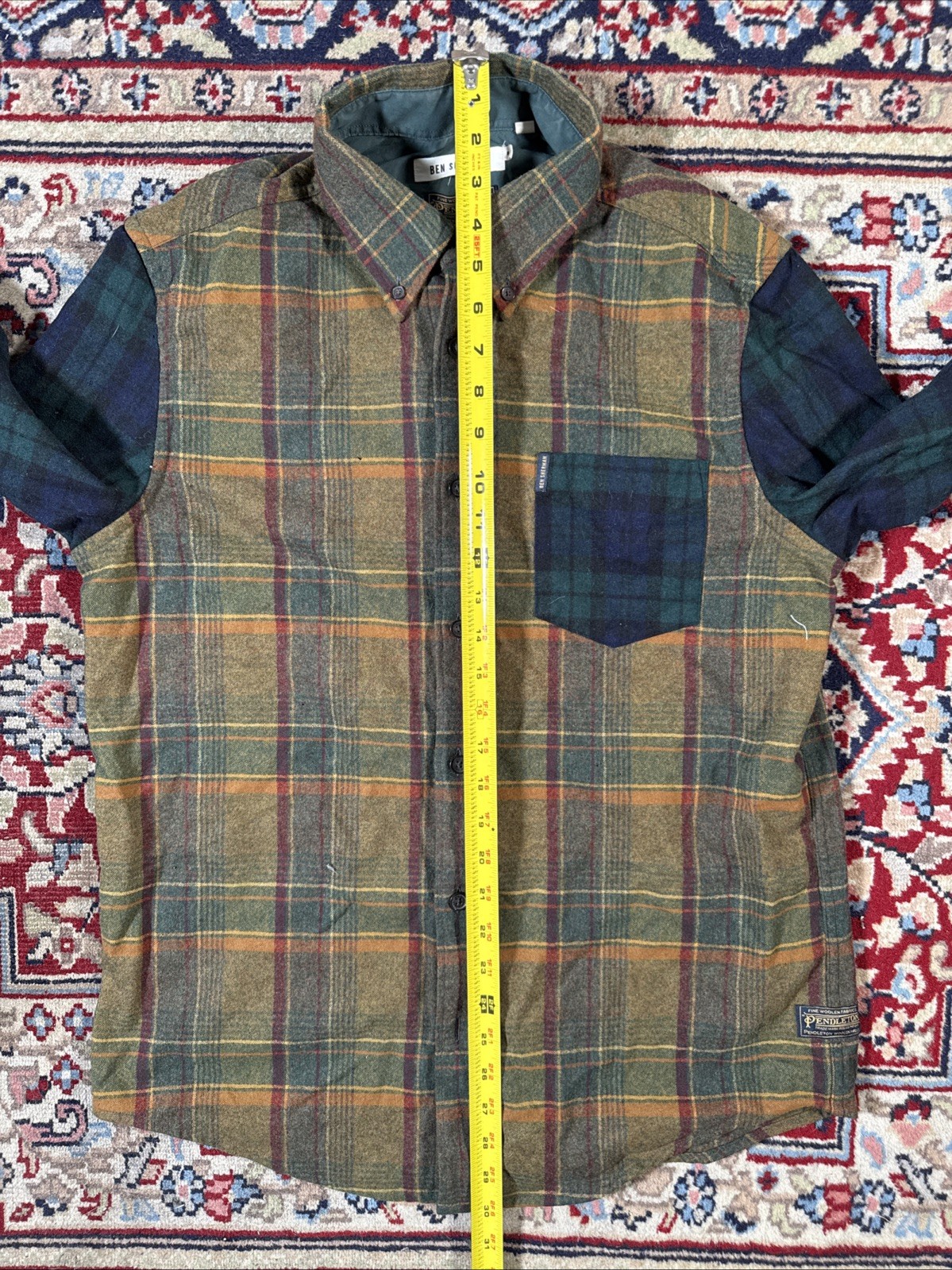 Pendleton Ben Sherman Flannel Button Up Shirt Siz… - image 4