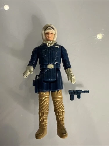 Vintage Star Wars Hoth Han Solo Complete Action Figure 1980 HK Kenner