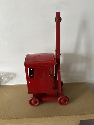 Weißblech Spielzeug Vintage Kranich handgefertigtes Stück Kurioses Element Kitsch Dekor 2r