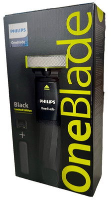 Philips OneBlade Rasierer Bartschneider Black Limited Edition inkl. Reiseetui