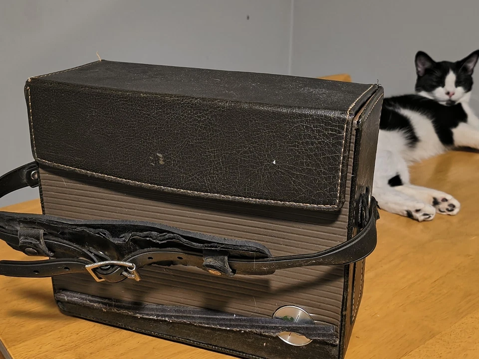 Cámara de película Kodak XL55 súper 8 mm vintage con estuche original Foto 3 de 3