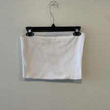 White basic tube top