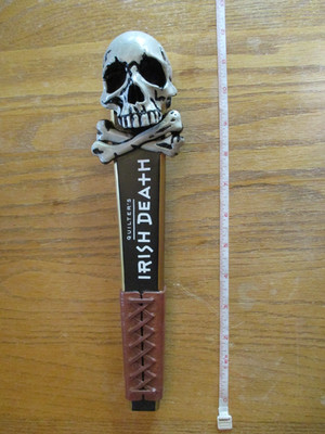 Beer Tap Quilters Irish Death Skull Handle Brand New in Original Box