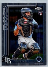 Logan Driscoll 2025 Topps Chrome RC Rookie #185 Tampa Bay Rays
