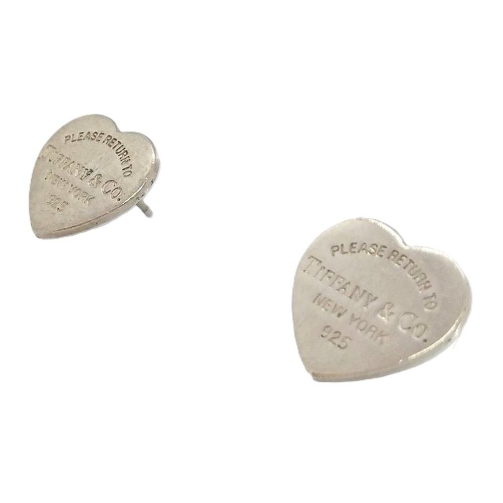 Tiffany & Co. Earrings Return to Heart SV925 Silver NEW YORK