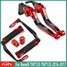 Per Benelli TNT125 TNT135 2016-2017 Set Leve Freno Frizione Paramani CNC Nuovo